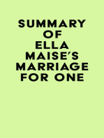 Summary of Ella Maise's Marriage for One
