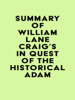 Summary of William Lane Craig's In Quest of the Historical Adam