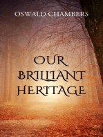 Our Brilliant Heritage: Talks on the Gospel Mystery of Sanctification