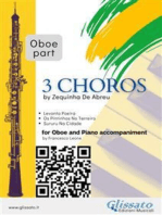 Oboe parts "3 Choros" by Zequinha De Abreu for Oboe and Piano