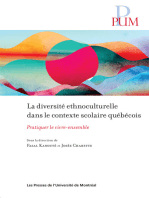 La DIVERSITE ETHNOCULTURELLE DANS LE CONTEXTE SCOLAIRE QUEBECOIS: Pratiquer le vivre-ensemble