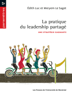 La pratique du leadership partagé: Une stratégie gagnante