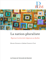 La NATION PLURALISTE: Repenser la diversité religieuse au Québec