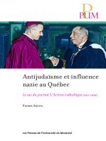 Antijudaïsme et influence nazie au Québec: Le cas du journal L'Action catholique (1931-1939)