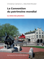 La CONVENTION DU PATRIMOINE MONDIAL: La vision des pionniers