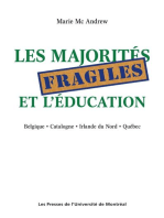 Les majorités fragiles et l'éducation