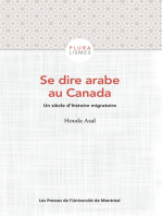 Se dire arabe au Canada: Un siècle d'histoire migratoire