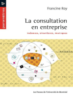 La Consultation en entreprise. Théories, stratégies, pratiques