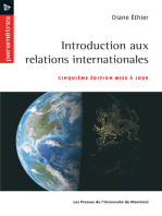 Introduction aux relations internationales: Cinquième édition mise à jour