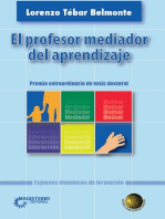 El profesor mediador del aprendizaje: Premio extraordinario de tesis doctoral