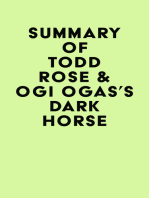 Summary of Todd Rose & Ogi Ogas's Dark Horse