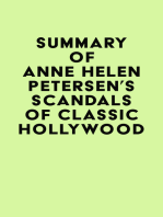 Summary of Anne Helen Petersen's Scandals of Classic Hollywood