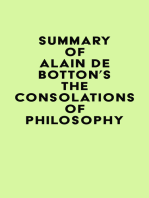 Summary of Alain De Botton's The Consolations of Philosophy