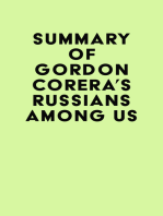 Summary of Gordon Corera's Russians Among Us