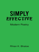 Simply Effective: Modern Poetry