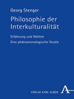 Philosophie der Interkulturalität: Phänomenologie der interkulturellen Erfahrung