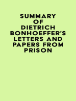 Summary of Dietrich Bonhoeffer's Letters and Papers from Prison