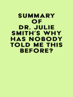 Summary of Dr. Julie Smith's Why Has Nobody Told Me This Before?