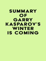 Summary of Garry Kasparov's Winter Is Coming
