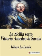La Sicilia sotto Vittorio Amedeo di Savoia