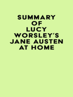 Summary of Lucy Worsley's Jane Austen at Home