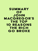 Summary of John MacGregor's The Top 10 Reasons the Rich Go Broke