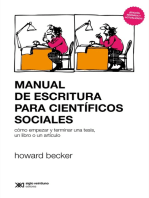 Manual de escritura para científicos sociales