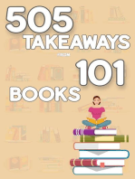 505 Takeaways from 101 Books: MFI Series1, #110