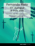 Fernando Rielo : un dialogue à trois voix: Entretiens avec Marie-Lise Gazarian
