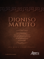 Dioniso Matuto: Uma Abordagem Antropológica do Cômico na Tradução de Acarnenses de Aristófanes para o Cearensês