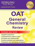 OAT General Chemistry Review: Complete Subject Review