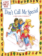 Don't Call Me Special: A First Look at Disability