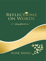 Reflections on Words Devotional: A-21 Day Devotional