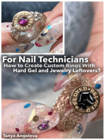 For Nail Technicians: How to Create Custom Rings With Hard Gel and Jewelry Leftovers?