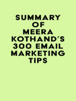 Summary of Meera Kothand'S 300 Email Marketing Tips