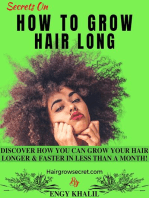 Secrets On How to Grow Hair Long