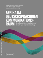Afrika im deutschsprachigen Kommunikationsraum: Neue Perspektiven interkultureller Sprach- und Literaturforschung