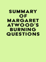 Summary of Margaret Atwood's Burning Questions