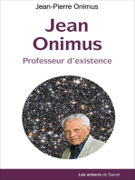 Jean Onimus: Professeur d'existence