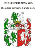 The noble Polish family Bem. Die adlige polnische Familie Bem.