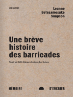 Une BRÈVE HISTOIRE DES BARRICADES: Castors géants, diplomatie et régénération dans la pensée anishinaabeg