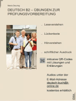 Deutsch B2 - Übungen zur Prüfungsvorbereitung: Leseverstehen - Lückentexte - Hörverstehen - schriftlicher Ausdruck