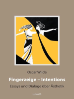Fingerzeige - Intentions: Essays und Dialoge über Ästhetik