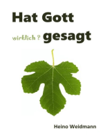 Hat Gott wirklich? gesagt