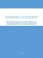 Sharing Economy - Was sind die Ursachen des "Nicht-Teilens" von Bootsplatzbesitzern im Luzerner Seebecken?