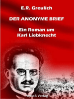 Der anonyme Brief: Ein Roman um Karl Liebknecht