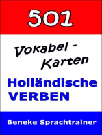 Vokabel-Karten Holländische Verben