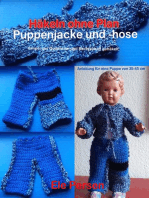 Häkeln ohne Plan: Puppenjacke und -hose