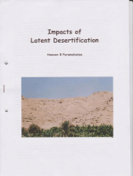 Impacts of Latent Desertification: Sea level rise stops and goes down with reduction of Latent Desertification