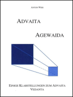 Advaita- Agewaida: Einige Klarstellungen zum Advaita Vedanta